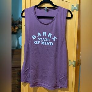 NWOT BARRE TANK 💜